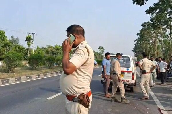 Biker killed লরির ধাক্কায় মৃত বাইক আরোহী Biker killed